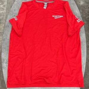 Red Men's Short Sleeve Sportchek Shirt